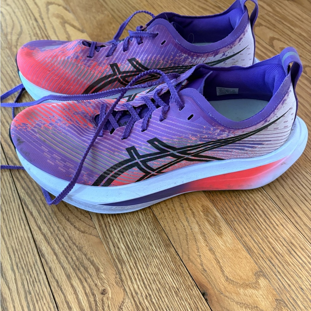 ASICS Women's Purple and Pink Running Sneakers